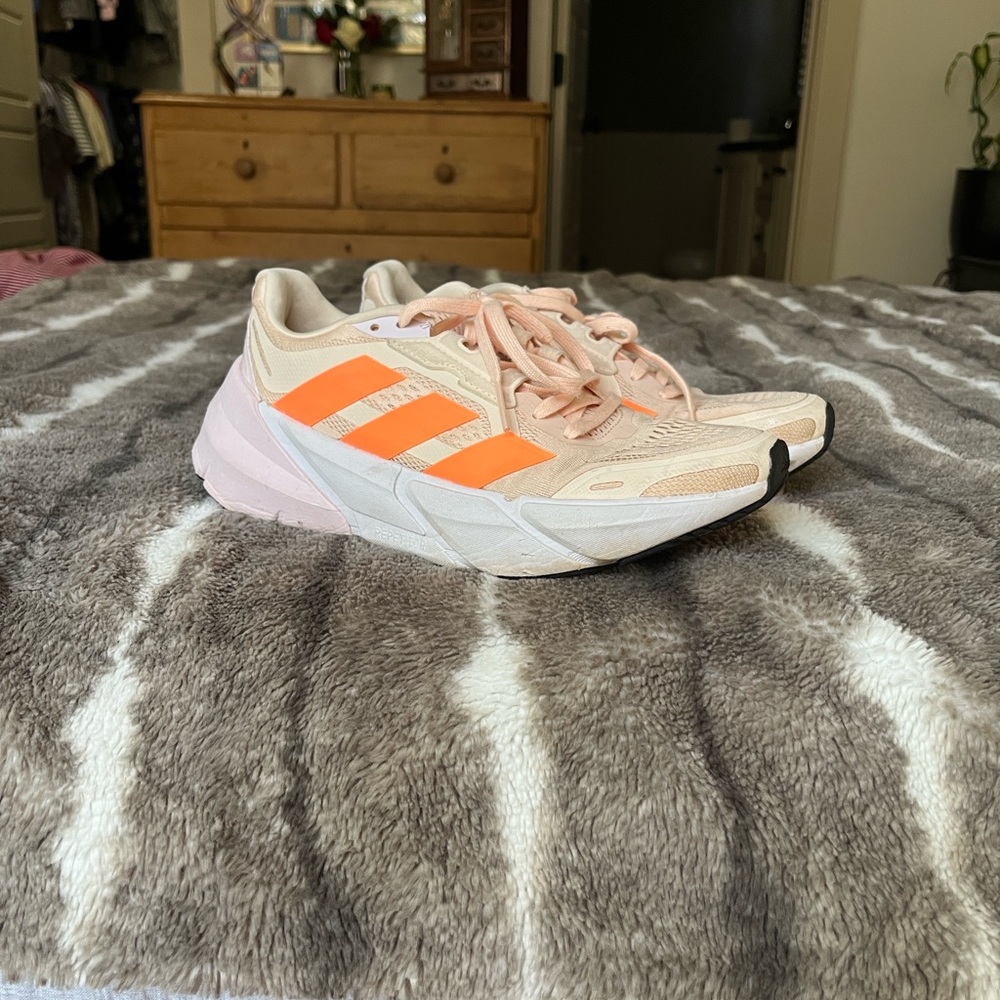 Adidas Women's Adistar Peach Sneakers